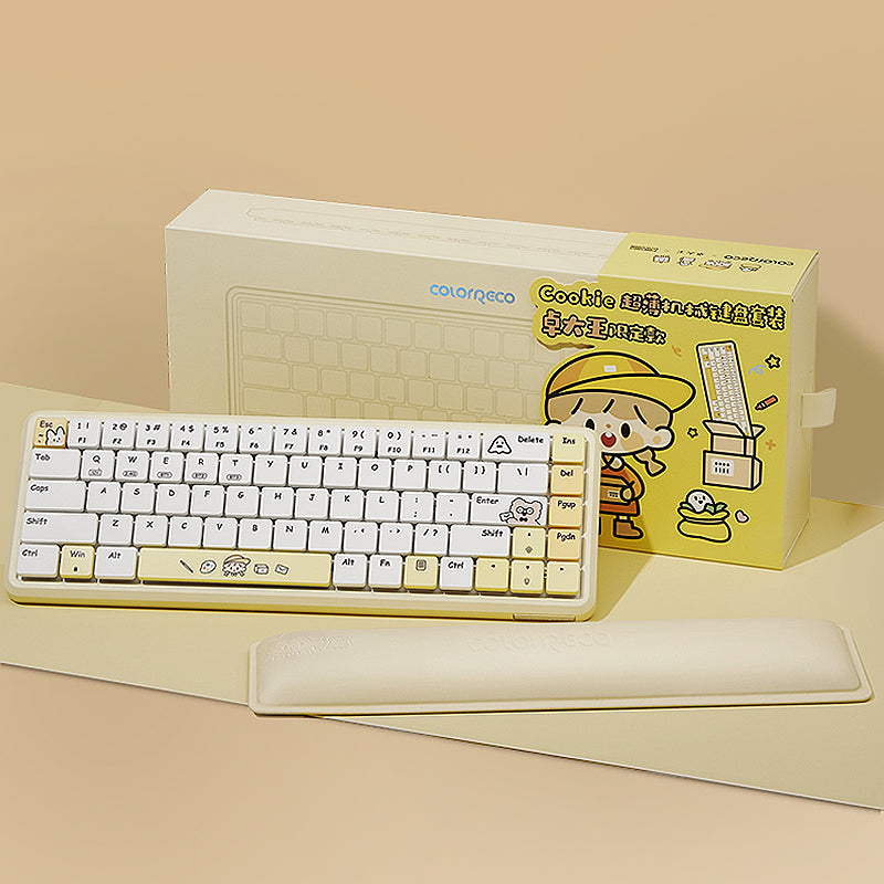 ColorReco X Molinta Cookie Mechanical Keyboard Set