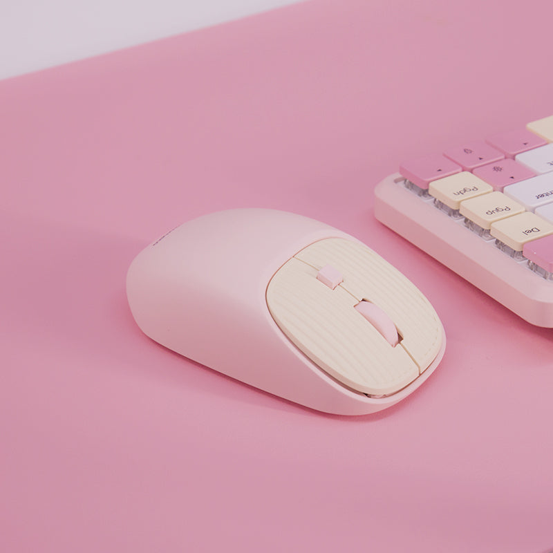 ColorReco Puffy Wireless Bluetooth Pink Mouse